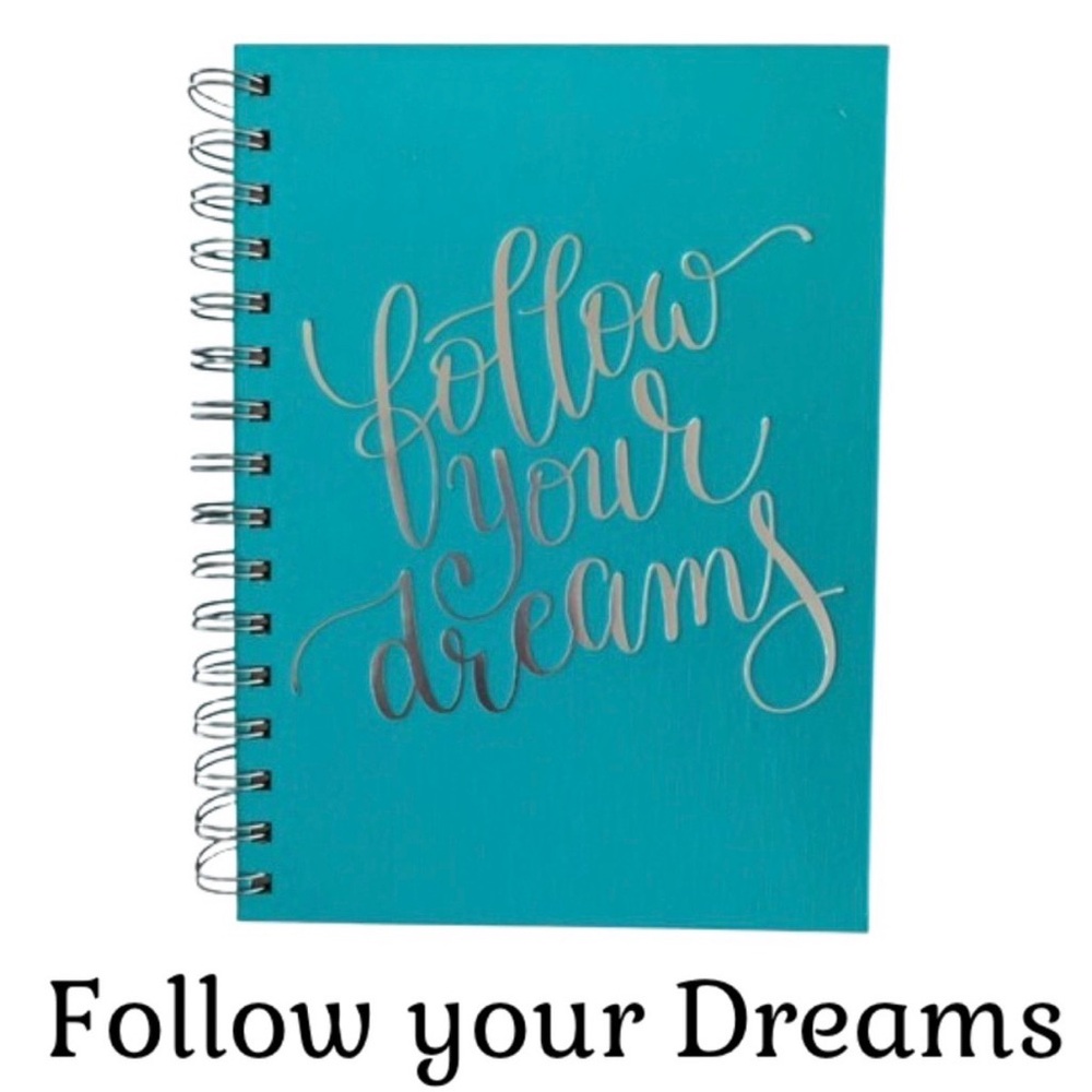 PEN+GEAR Journal Set 2 Turquoise Notebooks Dot Grid Spiral Wide Ruled Pineapple - Picture 8 of 14